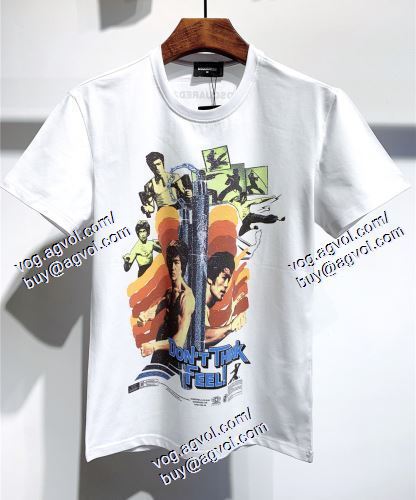  高級感ある DSQUARED2偽物ブランド 2色可選 半袖Tシャツ ディースクエアード DSQUARED2 2021春夏