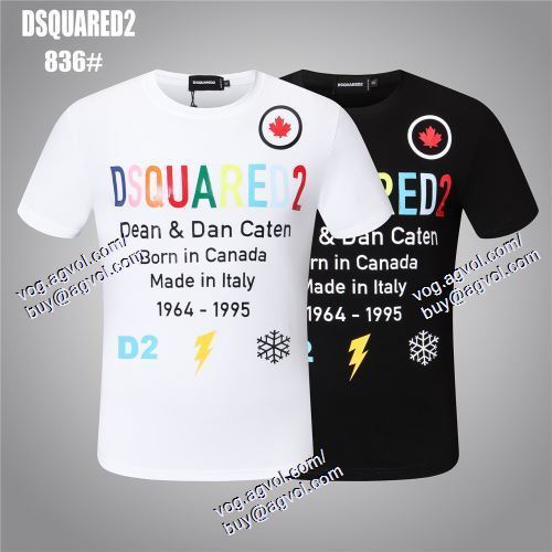  ディースクエアード DSQUARED2 2色可選 半袖Tシャツ DSQUARED2スーパーコピー 代引 2021春夏 人気 ランキング