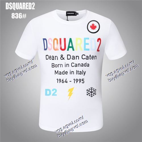  ディースクエアード DSQUARED2 2色可選 半袖Tシャツ DSQUARED2スーパーコピー 代引 2021春夏 人気 ランキング