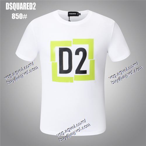  2021春夏 2色可選 半袖Tシャツ ディースクエアード DSQUARED2 数に限りがある DSQUARED2ブランドコピー