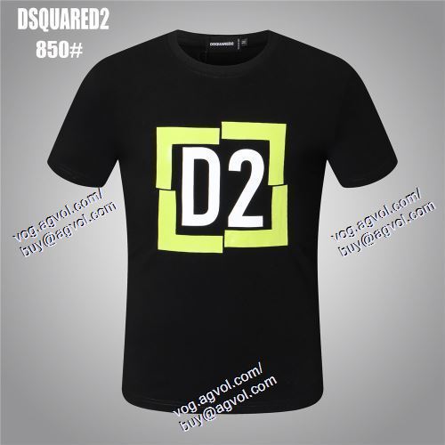  2021春夏 2色可選 半袖Tシャツ ディースクエアード DSQUARED2 数に限りがある DSQUARED2ブランドコピー