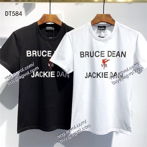  半袖Tシャツ DSQUARED2スーパーコピー ディースクエアード DSQUARED2 2021春夏 大人っぼい 2色可選