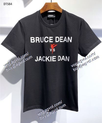  半袖Tシャツ DSQUARED2スーパーコピー ディースクエアード DSQUARED2 2021春夏 大人っぼい 2色可選