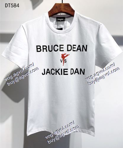  半袖Tシャツ DSQUARED2スーパーコピー ディースクエアード DSQUARED2 2021春夏 大人っぼい 2色可選