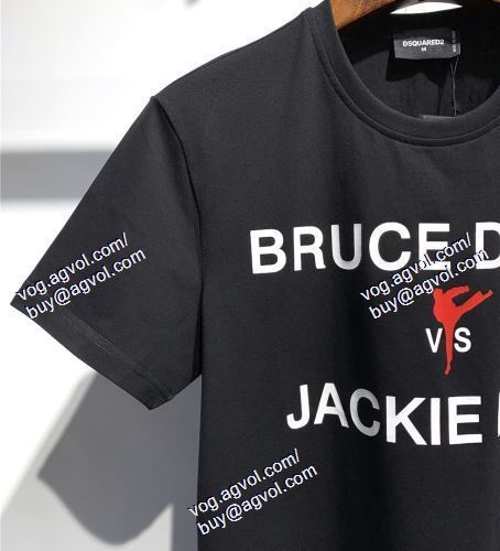  半袖Tシャツ DSQUARED2スーパーコピー ディースクエアード DSQUARED2 2021春夏 大人っぼい 2色可選