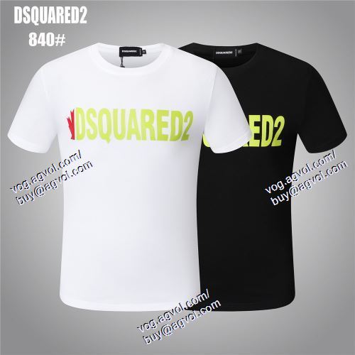  ディースクエアード DSQUARED2 2色可選 半袖Tシャツ DSQUARED2コピー 2021春夏 魅力的