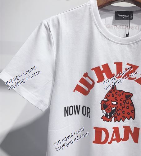  2021春夏 ディースクエアード DSQUARED2 2色可選 ムダな装飾を排したデザイン 半袖Tシャツ DSQUARED2コピー ブランド