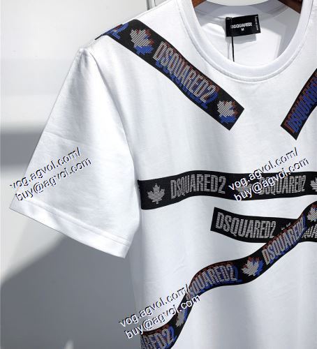 2021春夏 DSQUARED2スーパーコピー 激安 ディースクエアード DSQUARED2 2色可選 半袖Tシャツ お洒落に魅せる