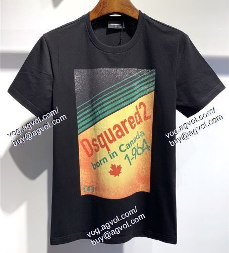  ディースクエアード DSQUARED2 スタイリッシュな印象 2021春夏 2色可選 半袖Tシャツ DSQUARED2コピーブランド