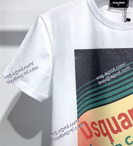  ディースクエアード DSQUARED2 スタイリッシュな印象 2021春夏 2色可選 半袖Tシャツ DSQUARED2コピーブランド