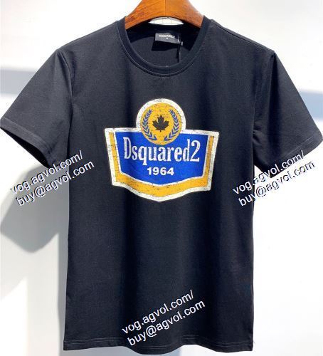  2色可選 超目玉 半袖Tシャツ DSQUARED2偽物ブランド ディースクエアード DSQUARED2 2021春夏
