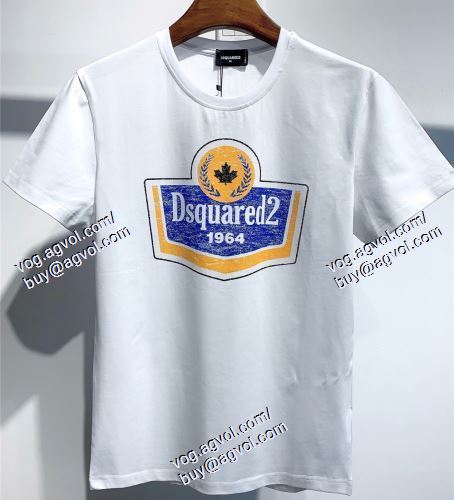  2色可選 超目玉 半袖Tシャツ DSQUARED2偽物ブランド ディースクエアード DSQUARED2 2021春夏