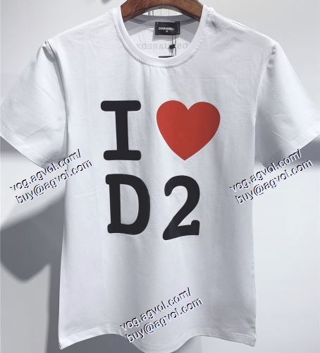  DSQUARED2ブランドスーパーコピー 2021春夏 ディースクエアード DSQUARED2 デザイン性の高い 2色可選 半袖Tシャツ