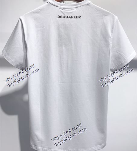  DSQUARED2ブランドスーパーコピー 2021春夏 ディースクエアード DSQUARED2 デザイン性の高い 2色可選 半袖Tシャツ