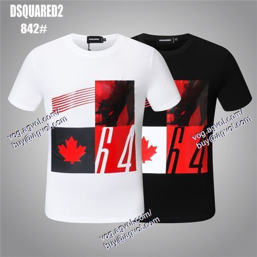  ディースクエアード DSQUARED2 半袖Tシャツ 2021春夏 DSQUARED2ブランド コピー 2色可選 存在感のある
