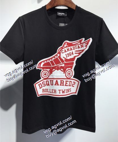  DSQUARED2スーパーコピー ポップ ディースクエアード DSQUARED2 半袖Tシャツ 2色可選 2021春夏 