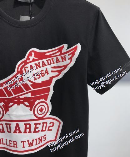  DSQUARED2スーパーコピー ポップ ディースクエアード DSQUARED2 半袖Tシャツ 2色可選 2021春夏 
