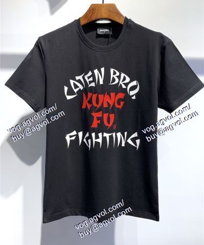  2021春夏 ディースクエアード DSQUARED2 2色可選 コスパ最高のプライス 半袖Tシャツ DSQUARED2コピー ブランド 