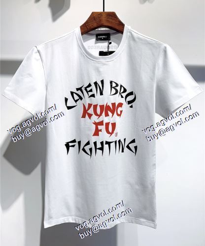  2021春夏 ディースクエアード DSQUARED2 2色可選 コスパ最高のプライス 半袖Tシャツ DSQUARED2コピー ブランド 