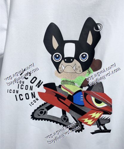  2021春夏 DSQUARED2スーパーコピー 激安 半袖Tシャツ セール中 2色可選 ディースクエアード DSQUARED2