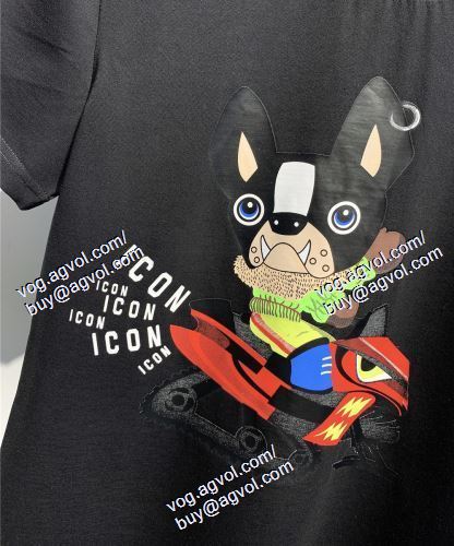  2021春夏 DSQUARED2スーパーコピー 激安 半袖Tシャツ セール中 2色可選 ディースクエアード DSQUARED2