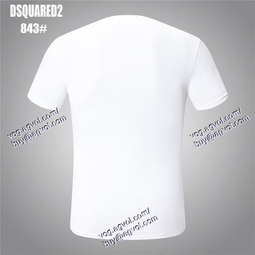  半袖Tシャツ 2色可選 人気激売れ ディースクエアード DSQUARED2 DSQUARED2スーパーコピー 代引 2021春夏