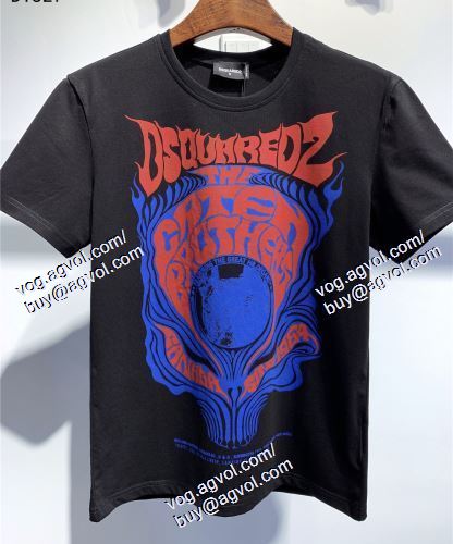  DSQUARED2スーパーコピー ディースクエアード DSQUARED2 2021春夏 2色可選 抜群の雰囲気が作れる! 半袖Tシャツ