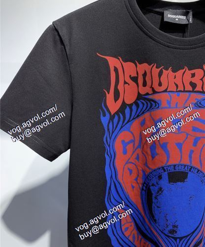  DSQUARED2スーパーコピー ディースクエアード DSQUARED2 2021春夏 2色可選 抜群の雰囲気が作れる! 半袖Tシャツ
