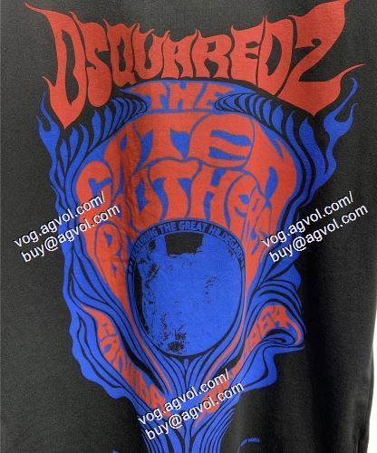  DSQUARED2スーパーコピー ディースクエアード DSQUARED2 2021春夏 2色可選 抜群の雰囲気が作れる! 半袖Tシャツ
