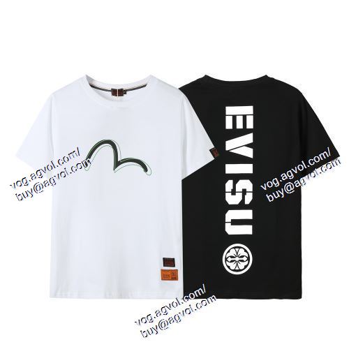  2色可選 贈り物にも◎ 半袖Tシャツ EVISUスーパーコピー エヴィス EVISU 2021春夏 