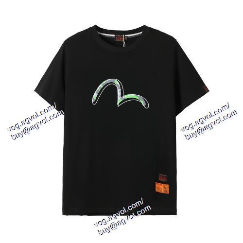  2色可選 贈り物にも◎ 半袖Tシャツ EVISUスーパーコピー エヴィス EVISU 2021春夏 