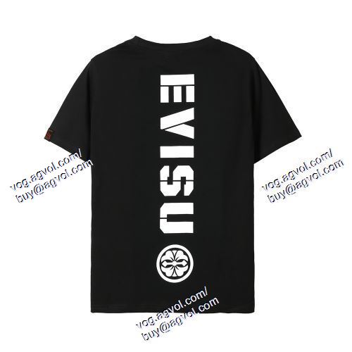  2色可選 贈り物にも◎ 半袖Tシャツ EVISUスーパーコピー エヴィス EVISU 2021春夏 