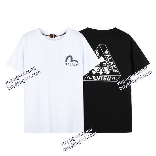  2021春夏 エヴィス EVISU 絶大な人気を誇る EVISUコピーブランド 半袖Tシャツ 2色可選 