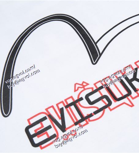  エヴィス EVISU 半袖Tシャツ 注目のアイテム 2色可選 EVISUスーパーコピー 代引 2021春夏