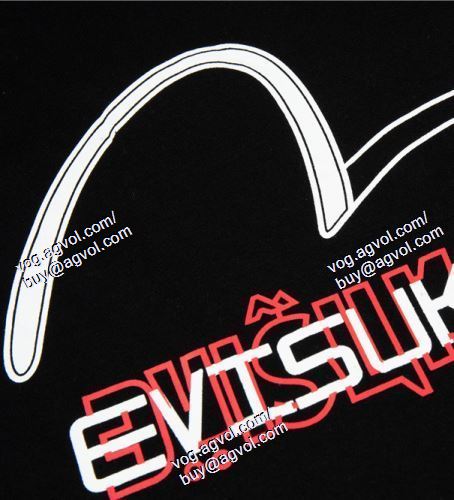  エヴィス EVISU 半袖Tシャツ 注目のアイテム 2色可選 EVISUスーパーコピー 代引 2021春夏