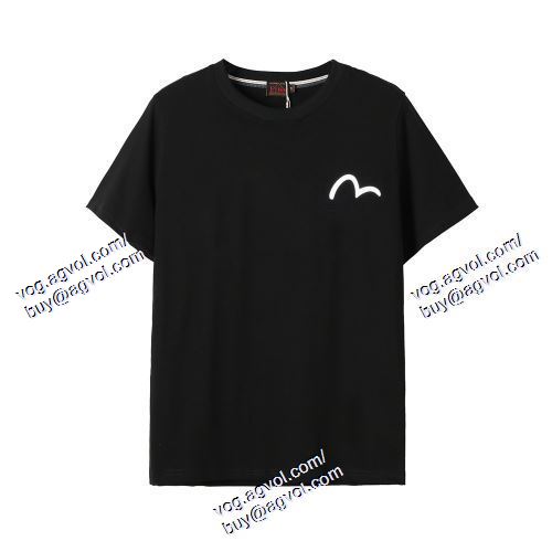  EVISUスーパーコピー 高級感を引き立てる 2色可選 半袖Tシャツ エヴィス EVISU 2021春夏 