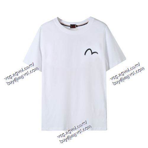  EVISUスーパーコピー 高級感を引き立てる 2色可選 半袖Tシャツ エヴィス EVISU 2021春夏 