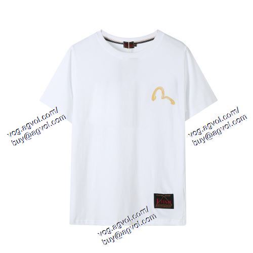  2021春夏 2色可選 半袖Tシャツ EVISUコピー 高級感ある エヴィス EVISU 