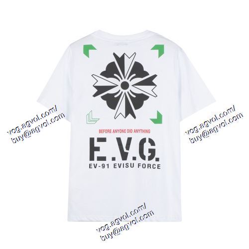  2色可選 半袖Tシャツ 人気 ランキング 2021春夏 エヴィス EVISU EVISUコピー ブランド