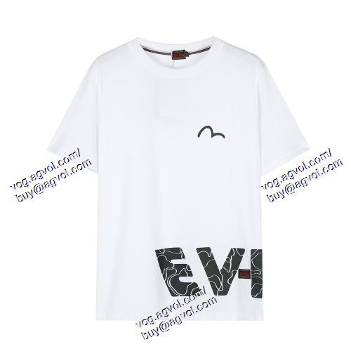  EVISUブランド 偽物 通販 2色可選 半袖Tシャツ ファション性の高い エヴィス EVISU 2021春夏 