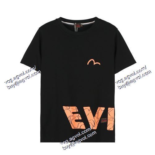  EVISUブランド 偽物 通販 2色可選 半袖Tシャツ ファション性の高い エヴィス EVISU 2021春夏 