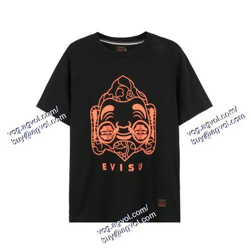  エヴィス EVISU 数に限りがある EVISUスーパーコピー 激安 2021春夏 2色可選 半袖Tシャツ