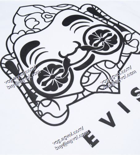  エヴィス EVISU 数に限りがある EVISUスーパーコピー 激安 2021春夏 2色可選 半袖Tシャツ