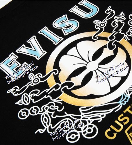 2021春夏 エヴィス EVISU 2色可選 半袖Tシャツ EVISUコピーブランド 落ち着いた感覚