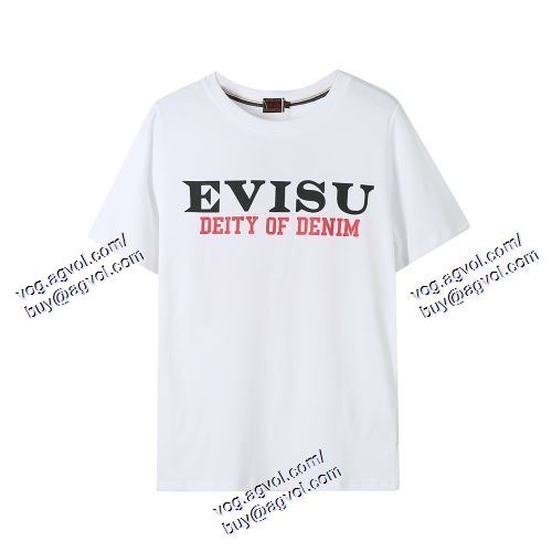  EVISU偽物ブランド 2021春夏 2色可選 大人っぼい 半袖Tシャツ エヴィス EVISU 