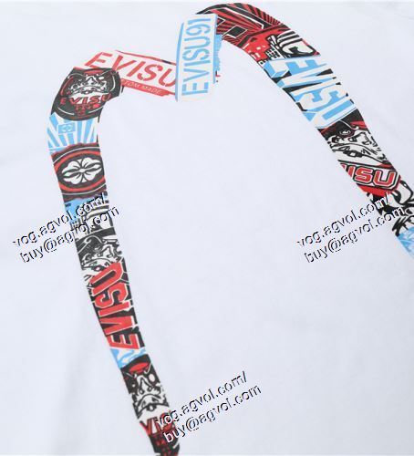  ムダな装飾を排したデザイン 2色可選 半袖Tシャツ エヴィス EVISU 2021春夏 EVISUブランド コピー