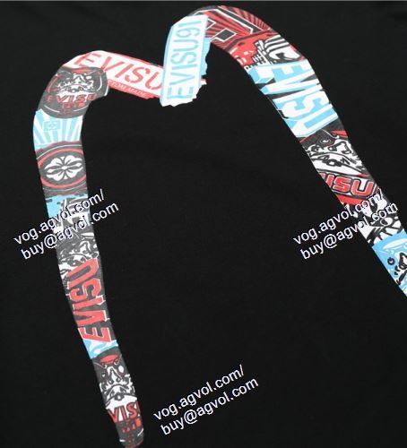  ムダな装飾を排したデザイン 2色可選 半袖Tシャツ エヴィス EVISU 2021春夏 EVISUブランド コピー