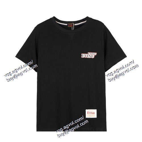  EVISUスーパーコピー 2色可選 売れ筋のいい 半袖Tシャツ エヴィス EVISU 2021春夏
