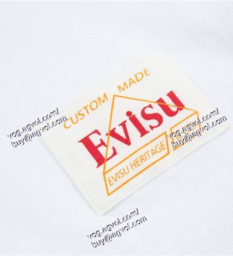  EVISUスーパーコピー 2色可選 売れ筋のいい 半袖Tシャツ エヴィス EVISU 2021春夏