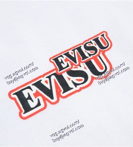  EVISUスーパーコピー 2色可選 売れ筋のいい 半袖Tシャツ エヴィス EVISU 2021春夏